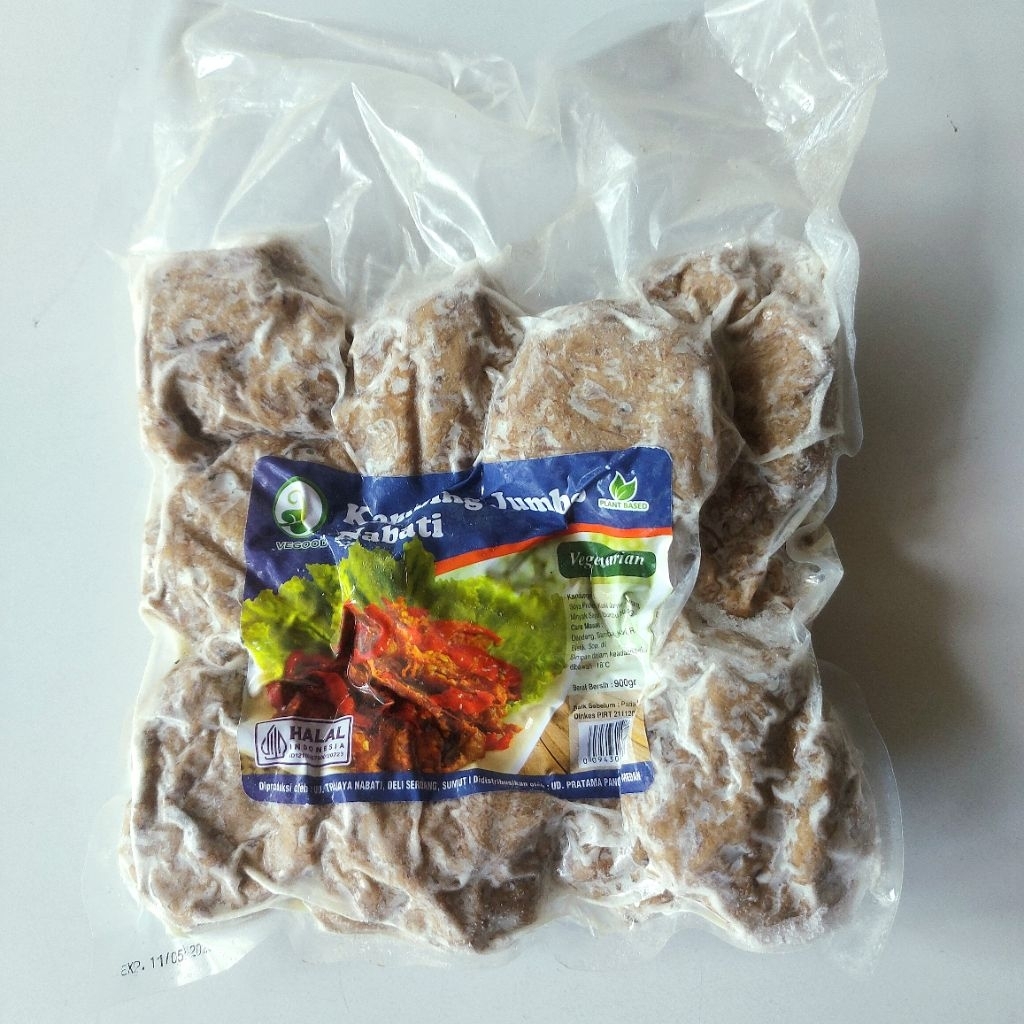 

KAMBING JUMBO NABATI, 900gr, VEGOOD, (FROZEN FOOD), VEGETARIAN