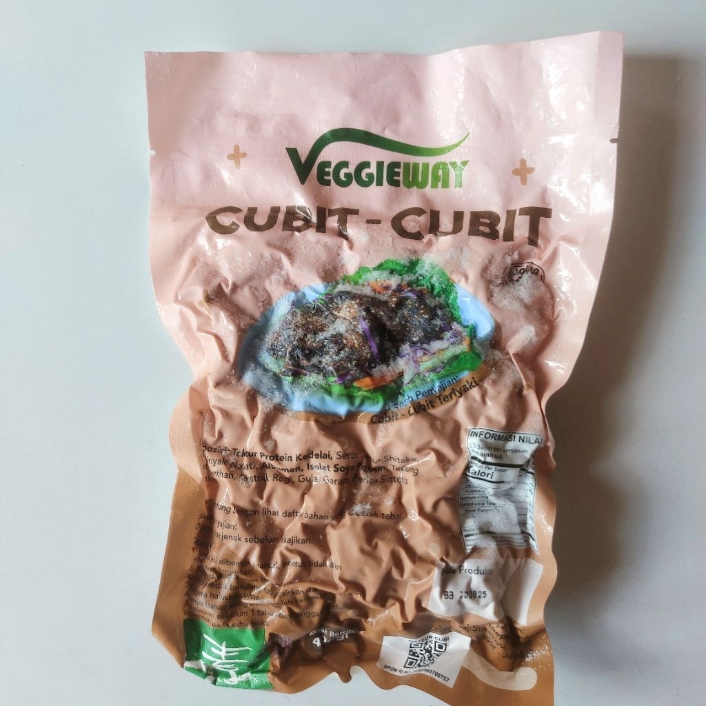 

CUBIT-CUBIT, 420gr, (FROZEN FOOD), VEGGIEWAY, VEGETARIAN