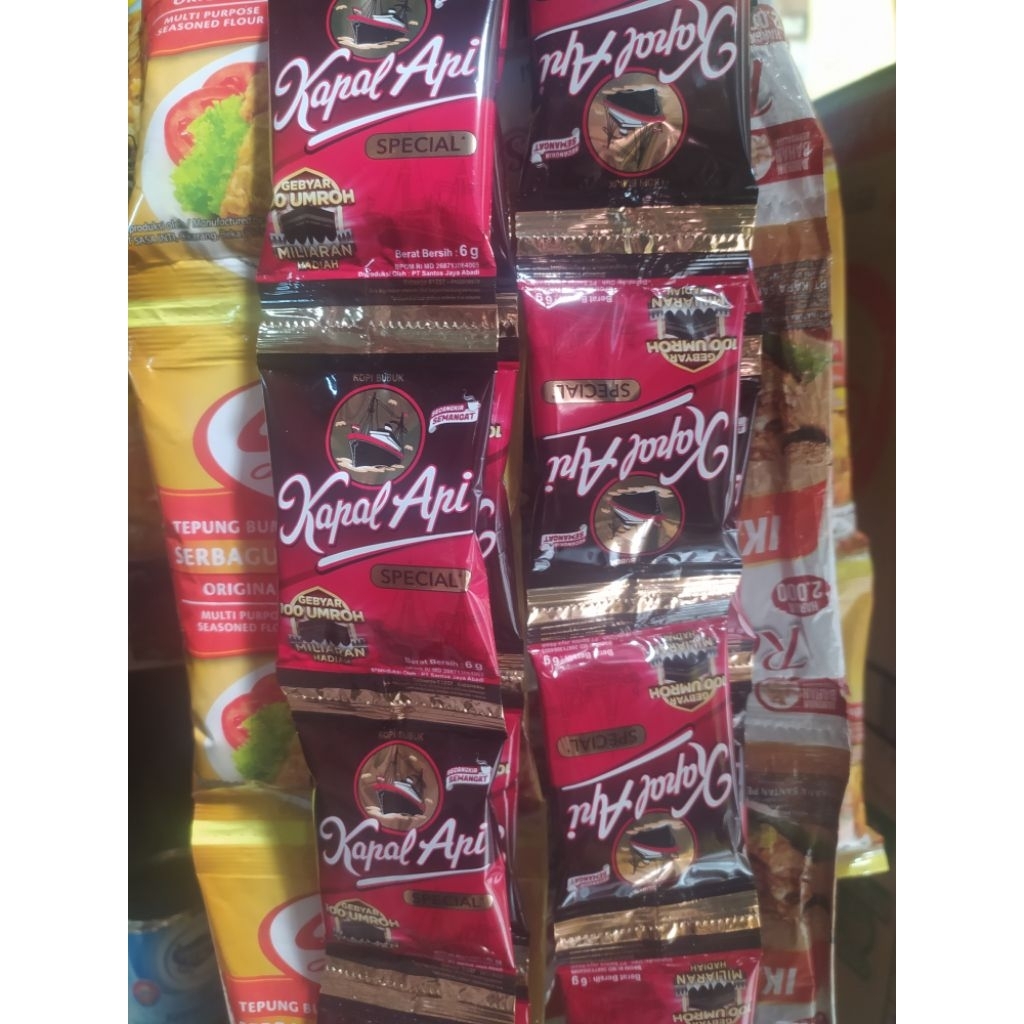 

Kapal api mini tanpa gula 6g renceng @10pcs