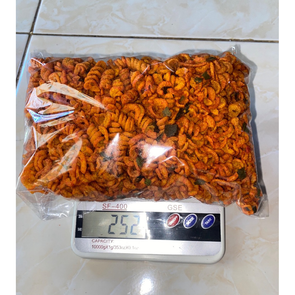 

makaroni spiral/ulir 250 gr (1/4)