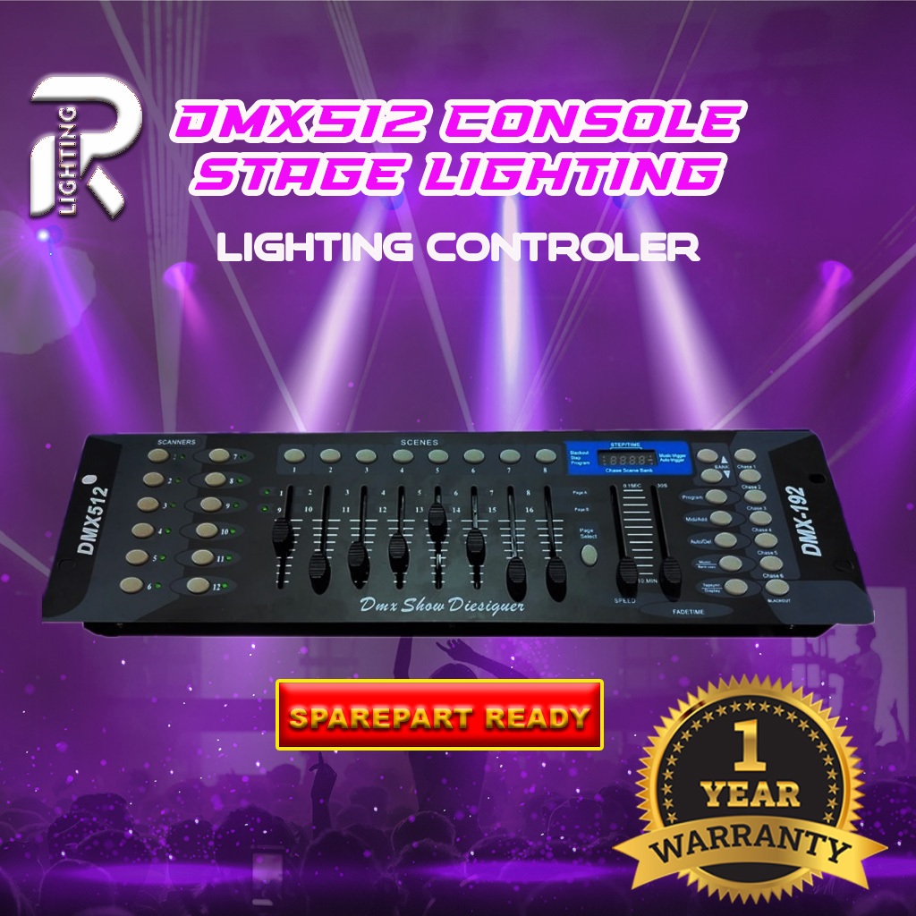 Mixer DMX 512 -192  Lighting Controller / DMX512 -192  Console Stage Lighting