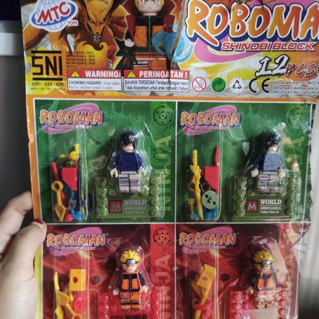 Mainan Robot lego roboman shinobi block