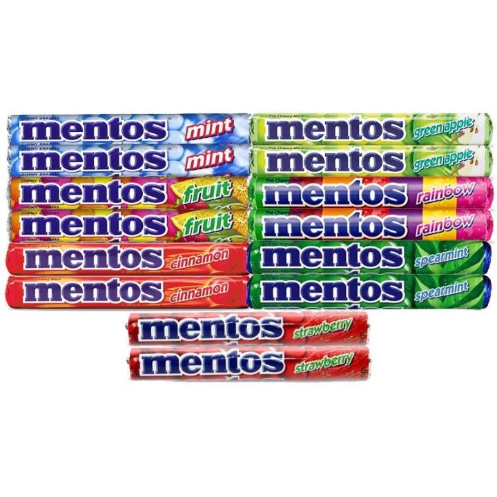 

[oddsolshop] pekanbaru/Mentos Candy 37GR Permen Rasa Buah Anggur Jeruk Stroberi Pelangi Warna Warni