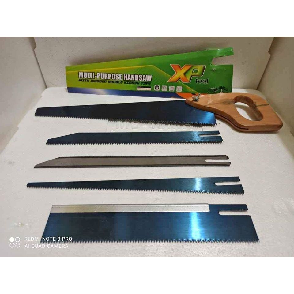 Gergaji Set 5 Rupa Gergaji Multifungsi Gagang Kayu XP TOOL