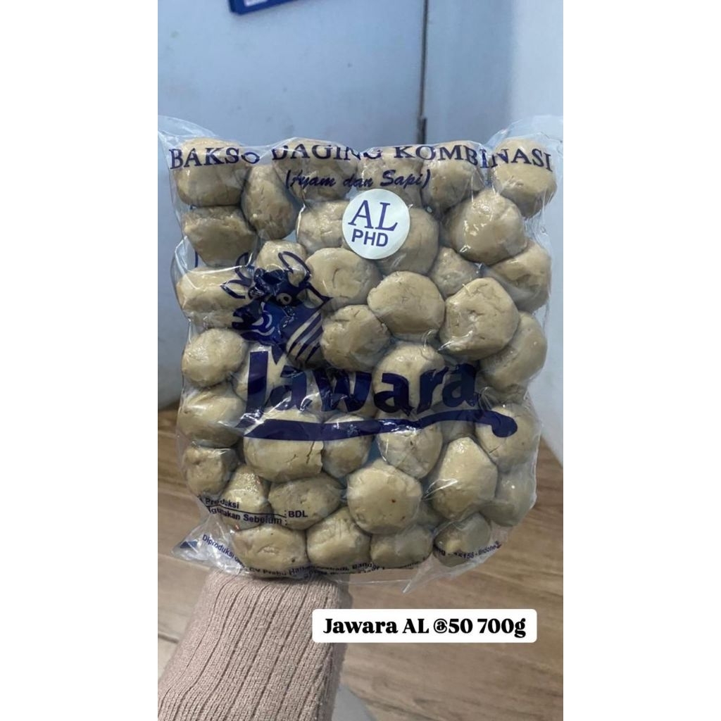 

Jawara Bakso AL Isi 50 700g Frozen food cik ntik Jambi cemilan jajanan seblak korea jepang