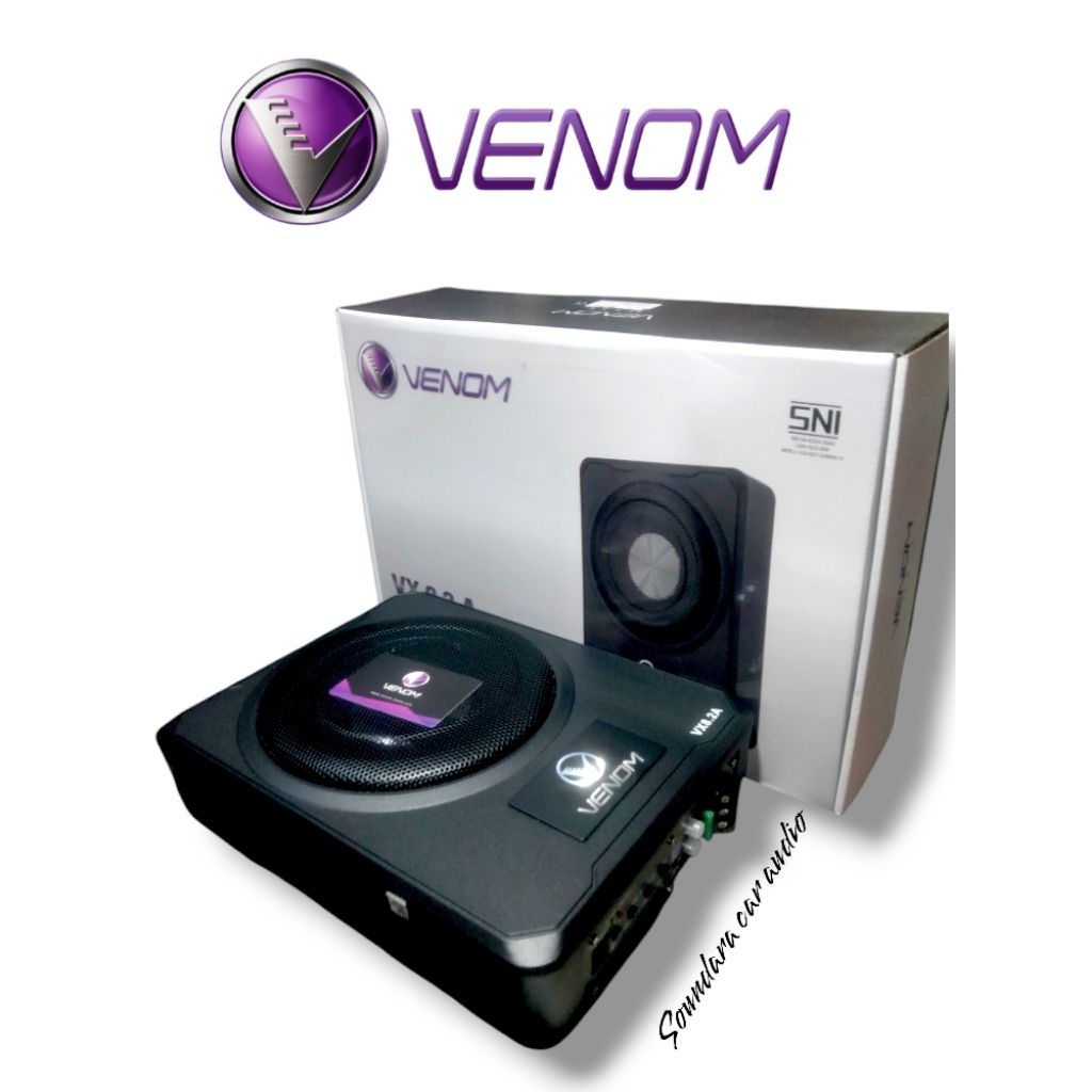 subwoofer kolong 10 inch venom seri VX8.2A subwoofer audio mobil