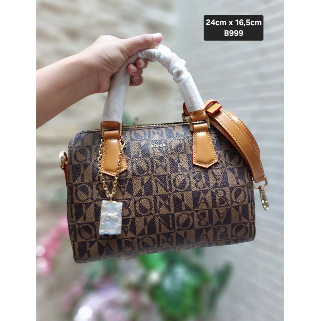 tas Speedy monogram s Bonia original