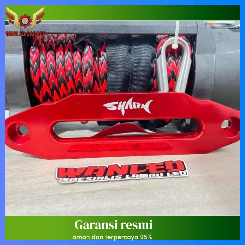 FAIRLEAD WINCH SHARK TALI PLASMA WINCH OFFROAD/ FAIRLEAD ROLER SHYNTHETIC ROPE