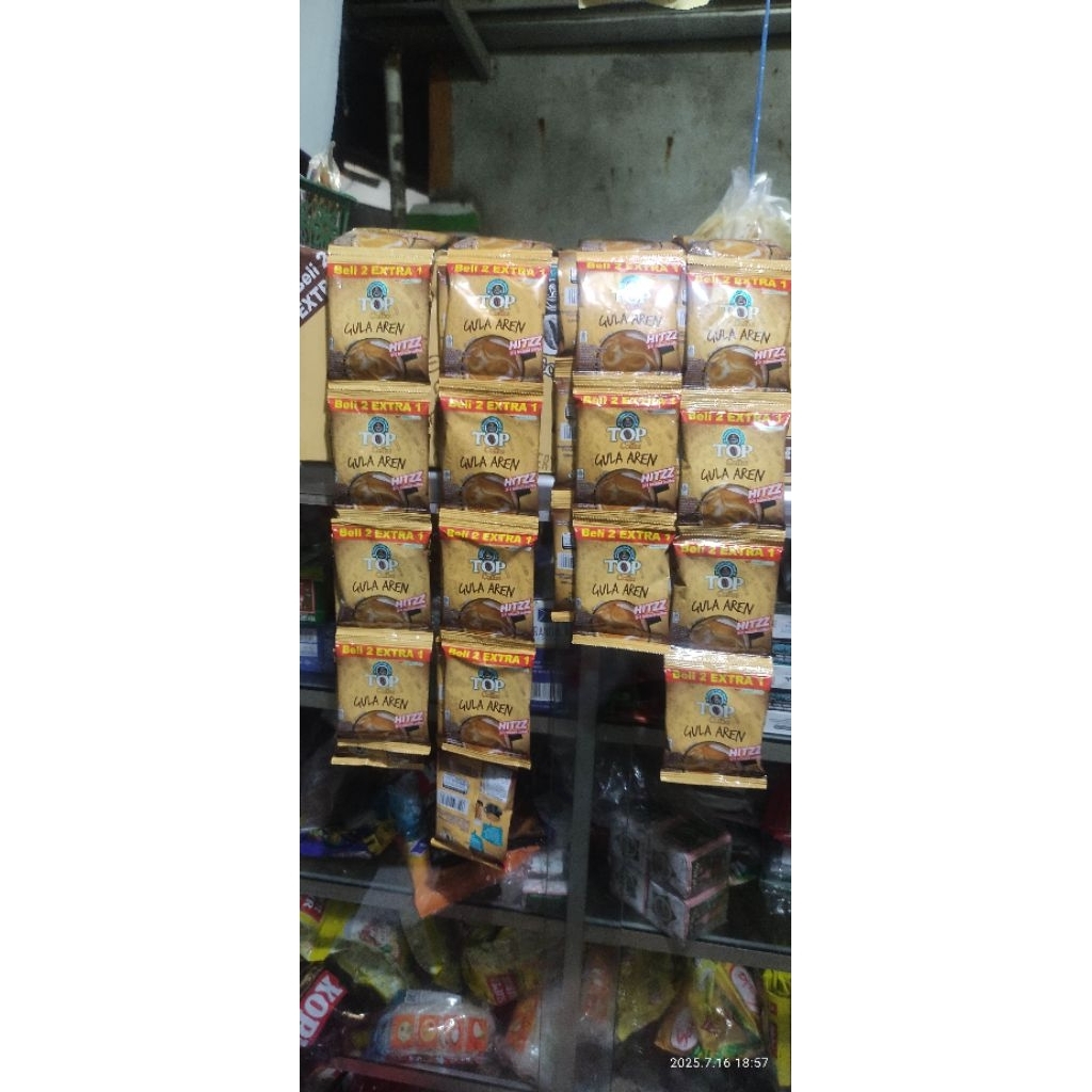 

(15 SACHET) TOP KOPI GULA AREN HITS TANPA AMPAS/BELI 2 GRATIS 1