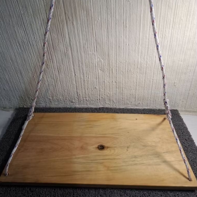 Ayunan Taman/Rumah/ Mainan Anak/ Ayunan kayu jati tali