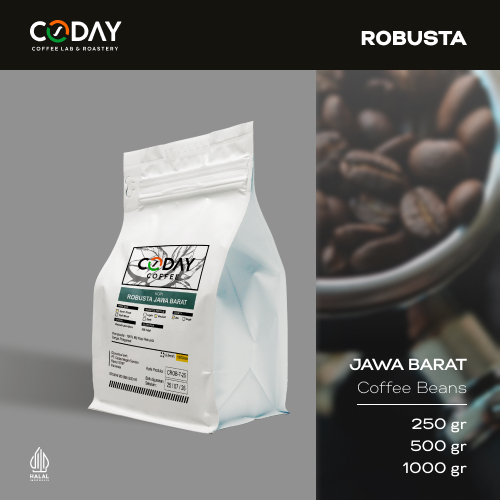 

Coday Coffee Lab Kopi Robusta Jawa Barat 1Kg (Kopi Bubuk) Fresh Roasted Kopi Asli Pilihan