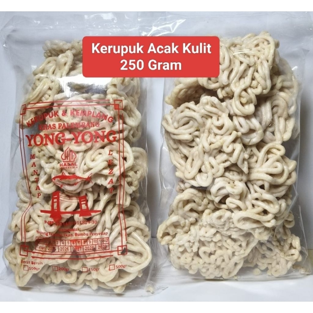 

Kerupuk Acak Kulit Ikan Tenggiri (250gram)