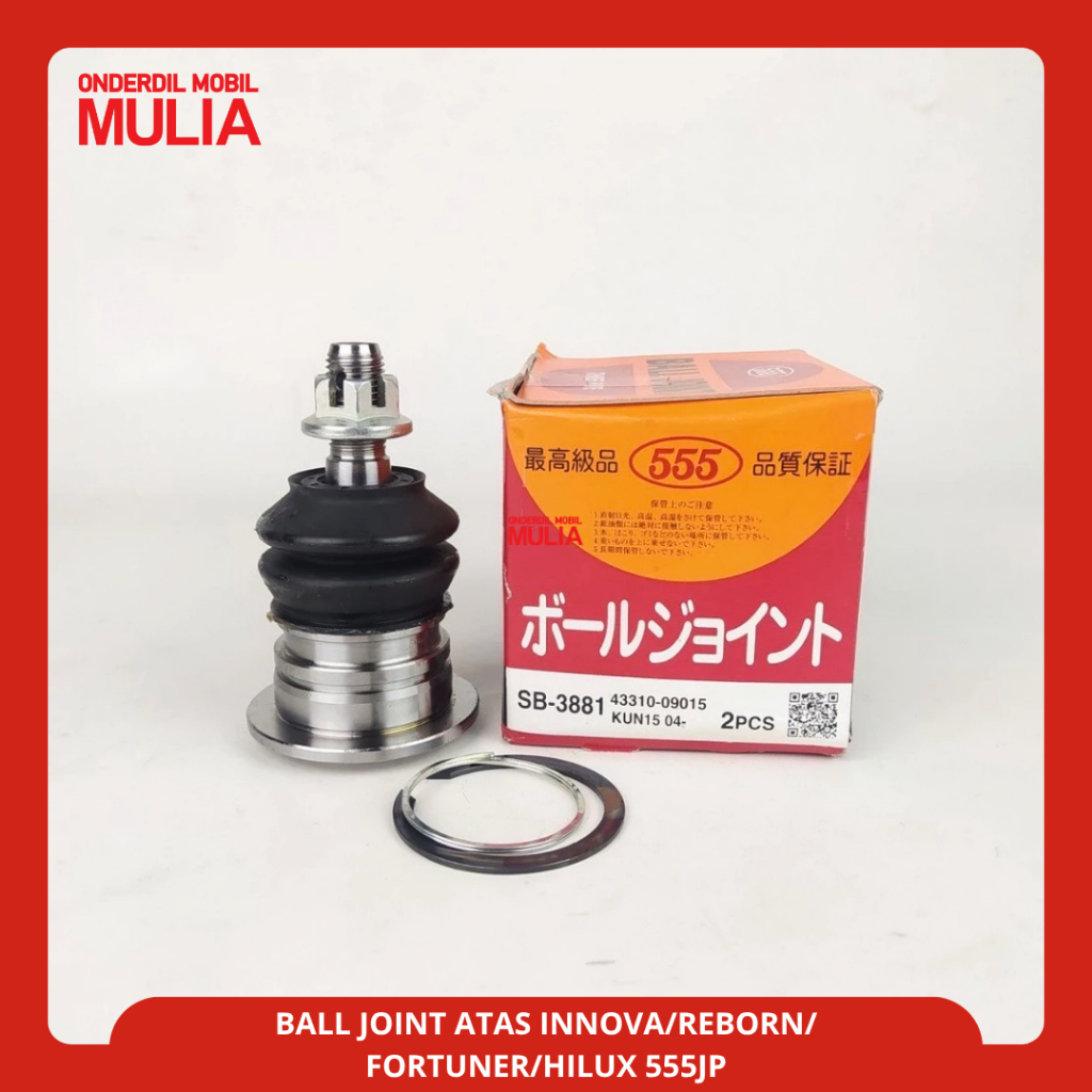 BALL JOINT ATAS INNOVA / REBORN / FORTUNER / HILUX (43330-09015) 555
