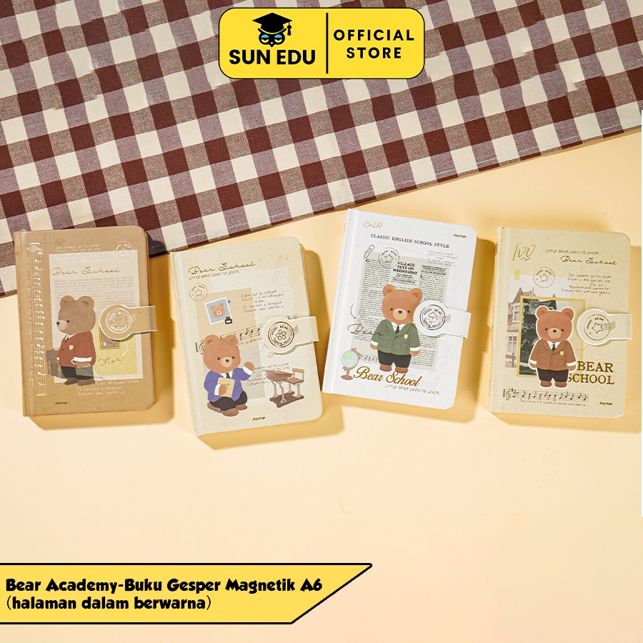 

Notebook Diary Catatan A6 Jurnal Magnet Bear / Buku Diary Tutup Maghnet Beruang Sekolah kantor