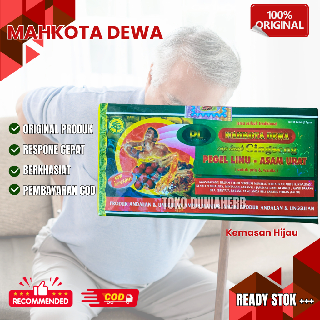 

Kapsul Mahkota Dewa Original Kemasan Hijau