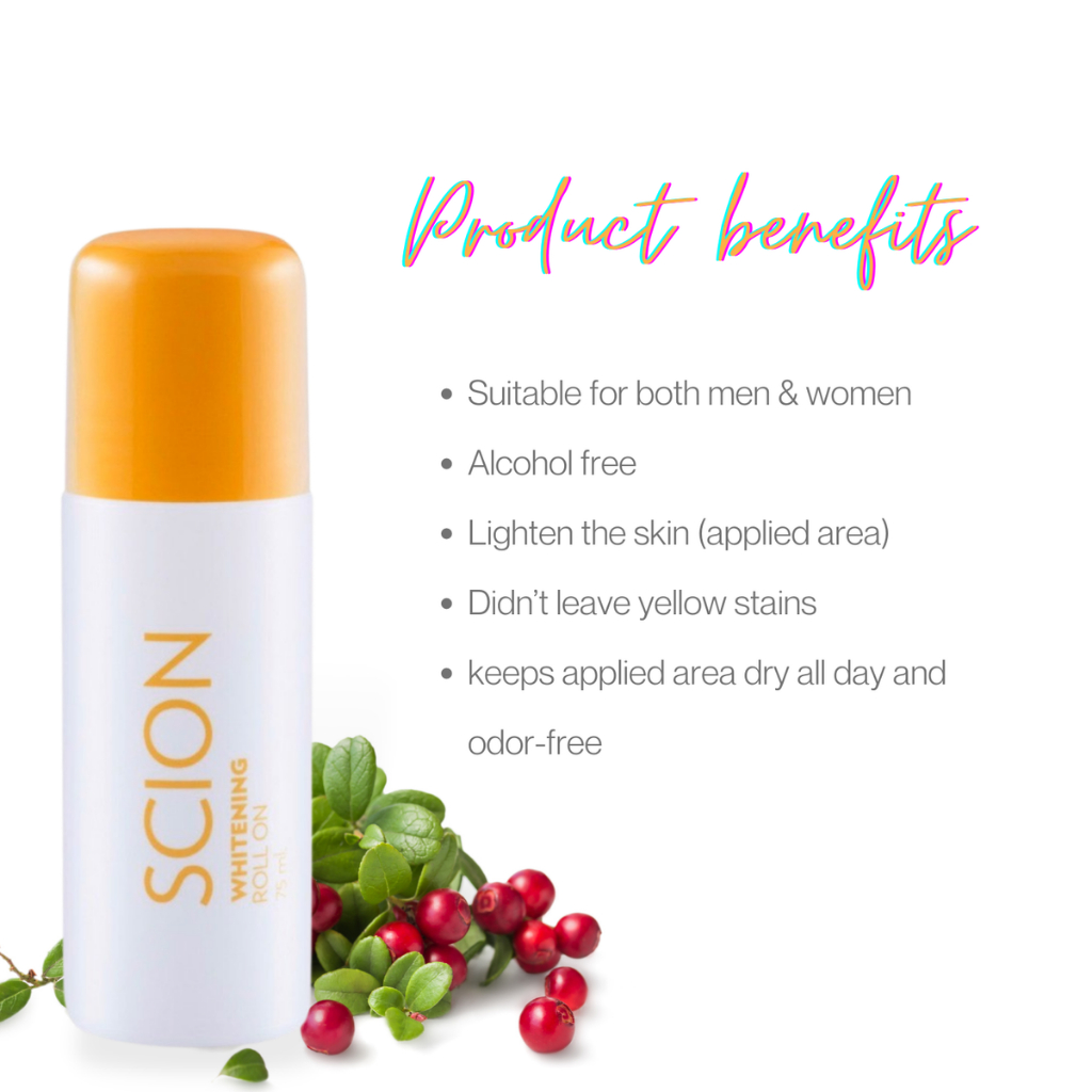 FRIZKYVALEN -  NuskinScion Roll On Deodorant WHITENING