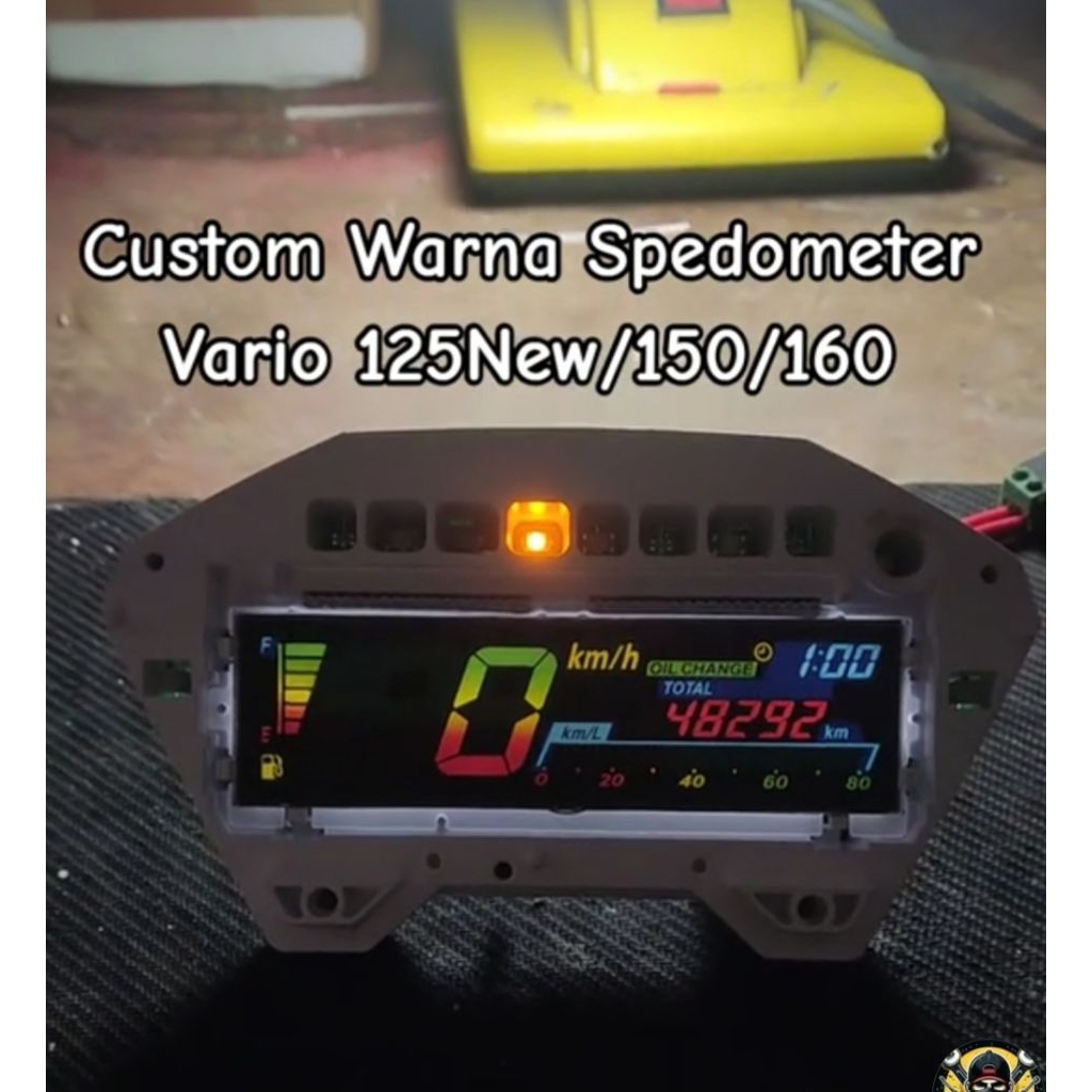 Sticker LCD Speedometer motor vario 125 / 150 / 160