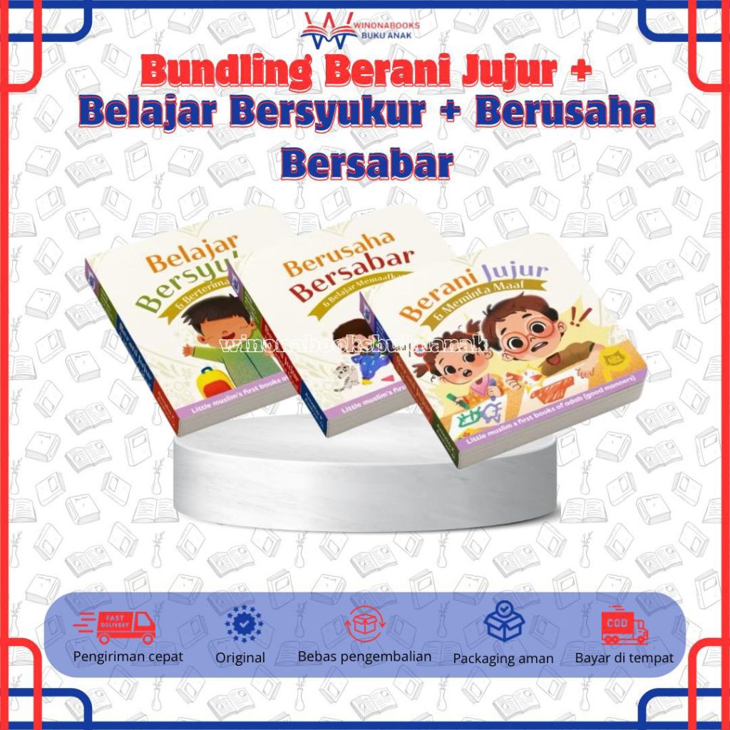 Belajar Bersyukur & Berterima Kasih, Berusaha bersabar & Belajar Memaafkan serta berani jujur Dan me