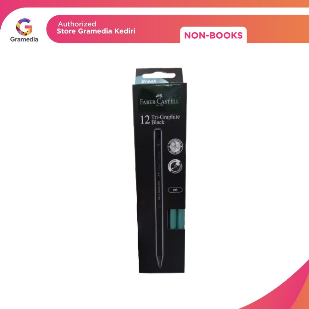 

GRAMEDIA KEDIRI - FABER PENCIL TRI GRAPHITE BLACK SET 12