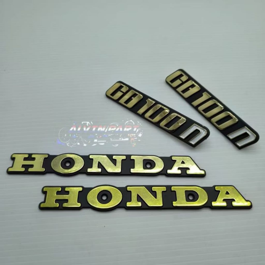 Emblem Tangki CB100N Kuningan Set Box Aki Tepong aki Honda CBN CB100 CB 100 N Detail Ori By Whellpro