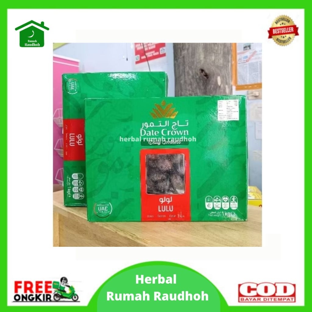 

KURMA LULU DATE CROWN ORIGINAL 1 KG