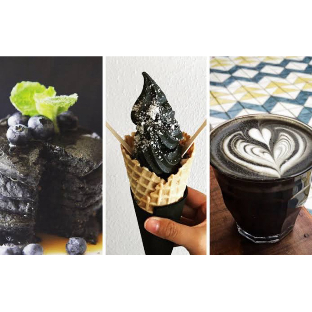 

Charcoal Powder Hiro, Bubuk Arang Kayu Bahan Food Grade