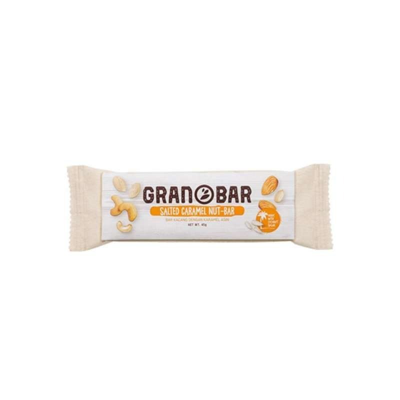 

[oddsolshop] pekanbaru/Hundred Seeds Granobar Salted Caramel Nut 45GR Sereal Bar Kacang Karamel