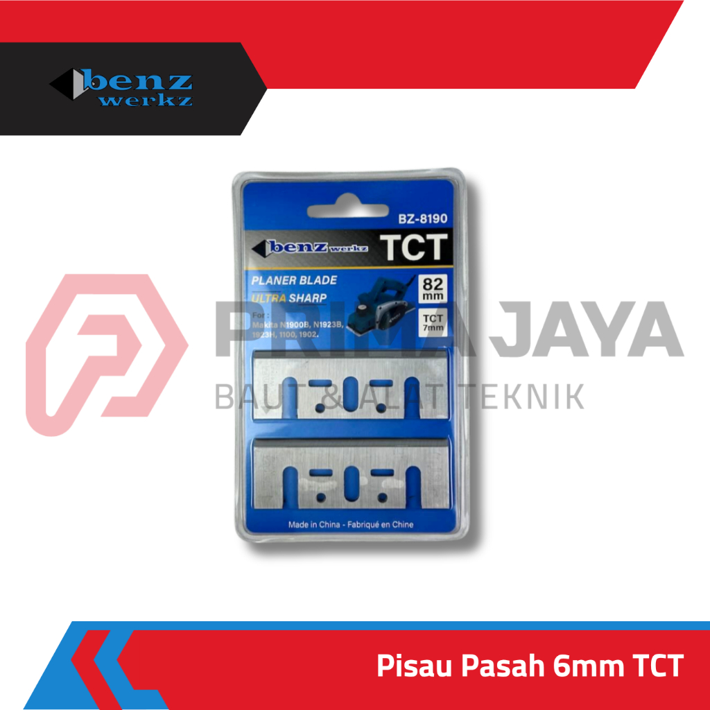 PISAU PASAH / PLANER BLADE 6MM TCT BENZ