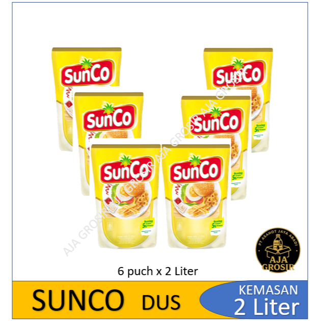 

SUNCO Minyak Goreng 2 Liter X 6 Pcs (DUS)