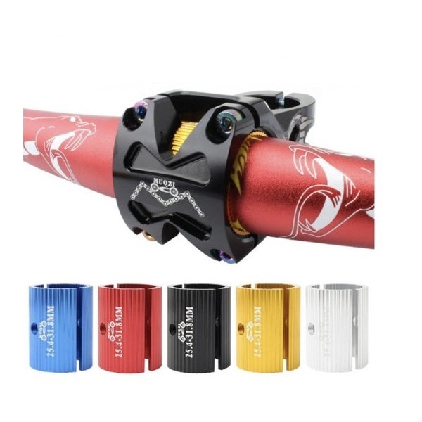 Adaptor stem sepeda oversize ke standar 31.8 to 25.4 mm alloy
