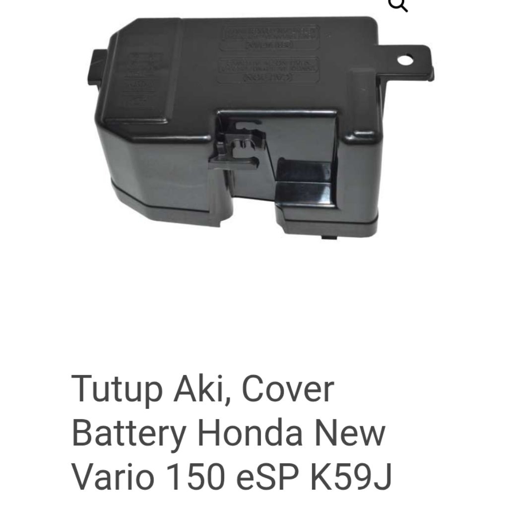 81255k59A70 cover box tutup AKI /BATREI VARIO125& VARIO150 esp ORIGINAL GARANSI AHM