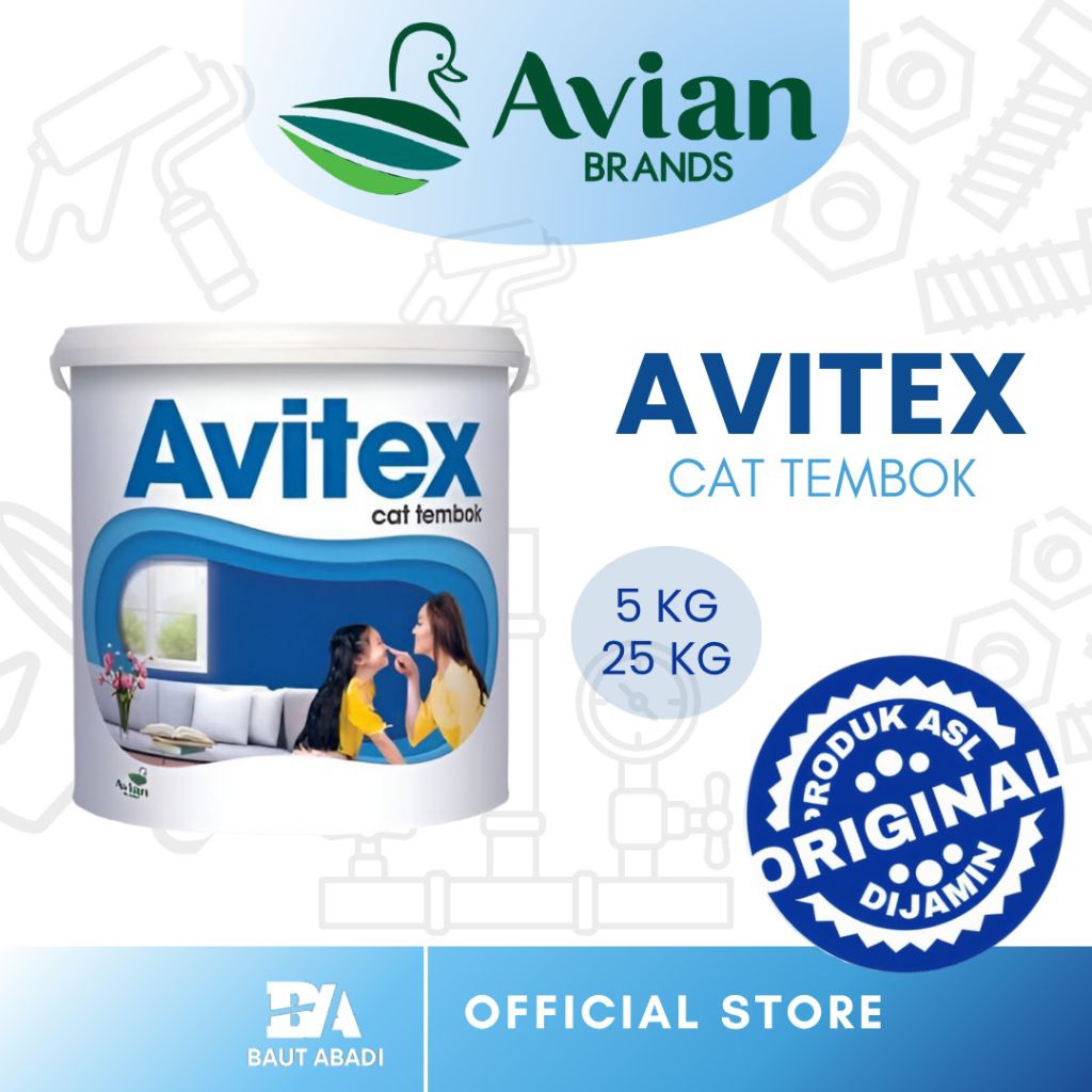 Cat Tembok Avitex SW 5 kg 25 kg