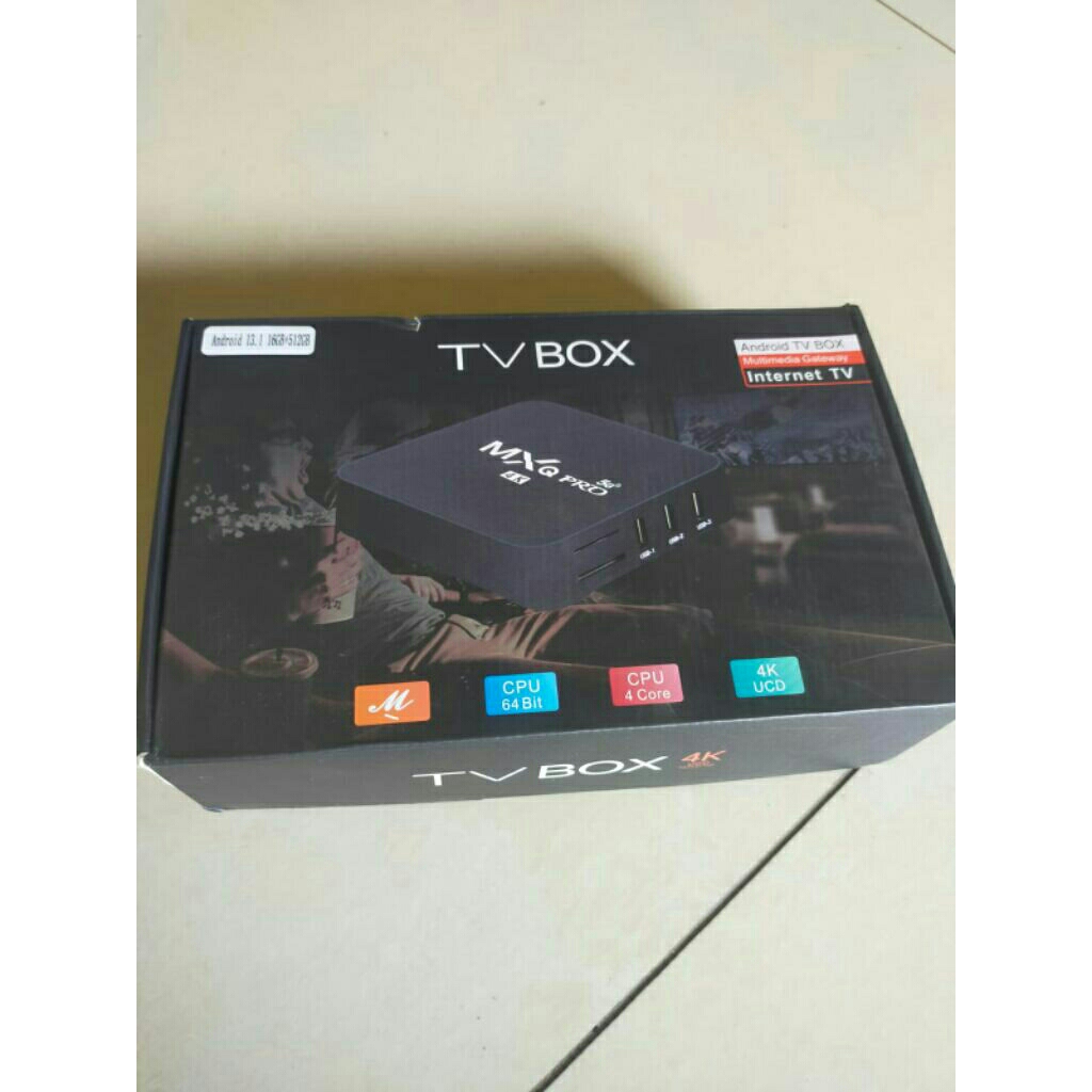 Androit Tv Box MXQ Pro Androit 13.1 16GB+512GB STB 4K Smart TV BOX