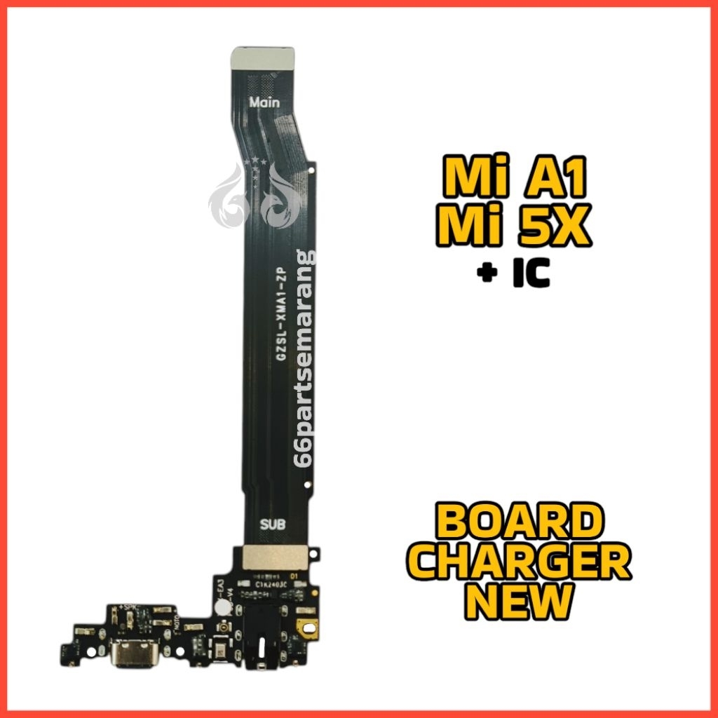 Board Charger Papan Konektor Cas Xiaomi Mi A1 / 5X Copotan Cabutan