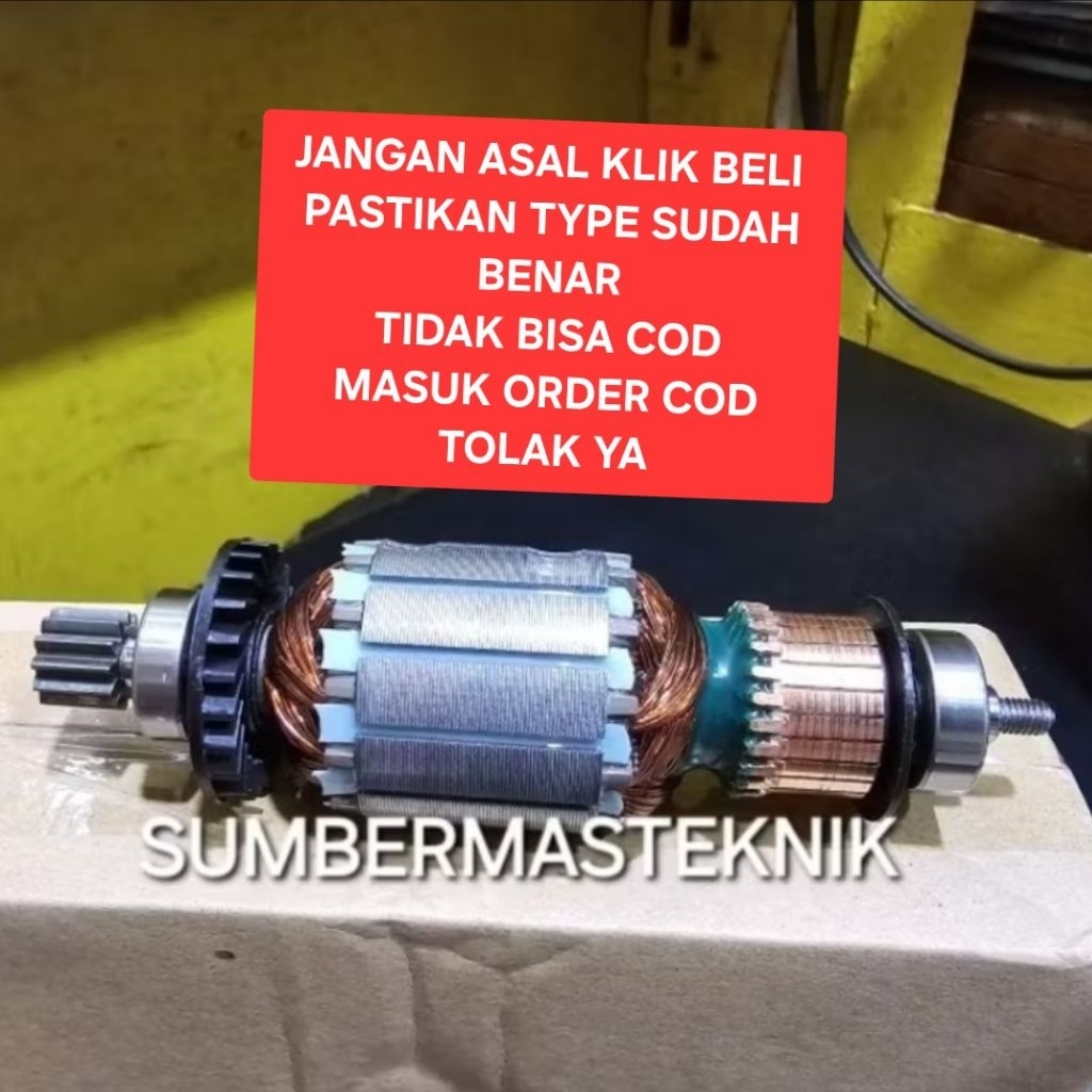 ARMATURE JET CLEANER RYU RPW70-1 TIDAK BISA COD ANGKER ROTOR MESIN JET CLEANER RYU RPW 70-1 RPW 70 1