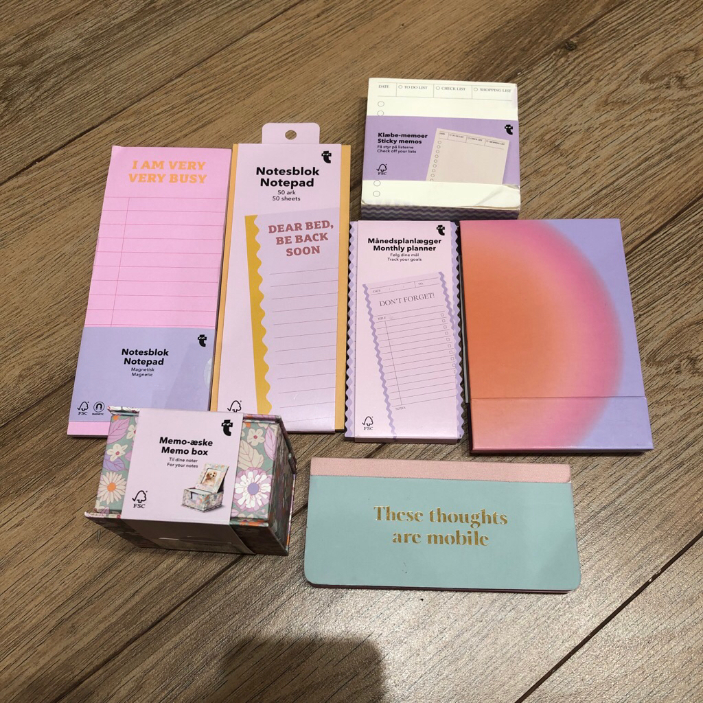 

[JASTIP FLYING TIGER] Koleksi Notepad Catatan Memo Box