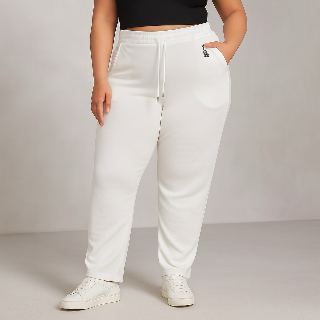 CELANA PANJANG BASIC WANITA / CELANA PANJANG BAGGY JUMBO WANITA / CELANA PANJANG PUTIH WANITA