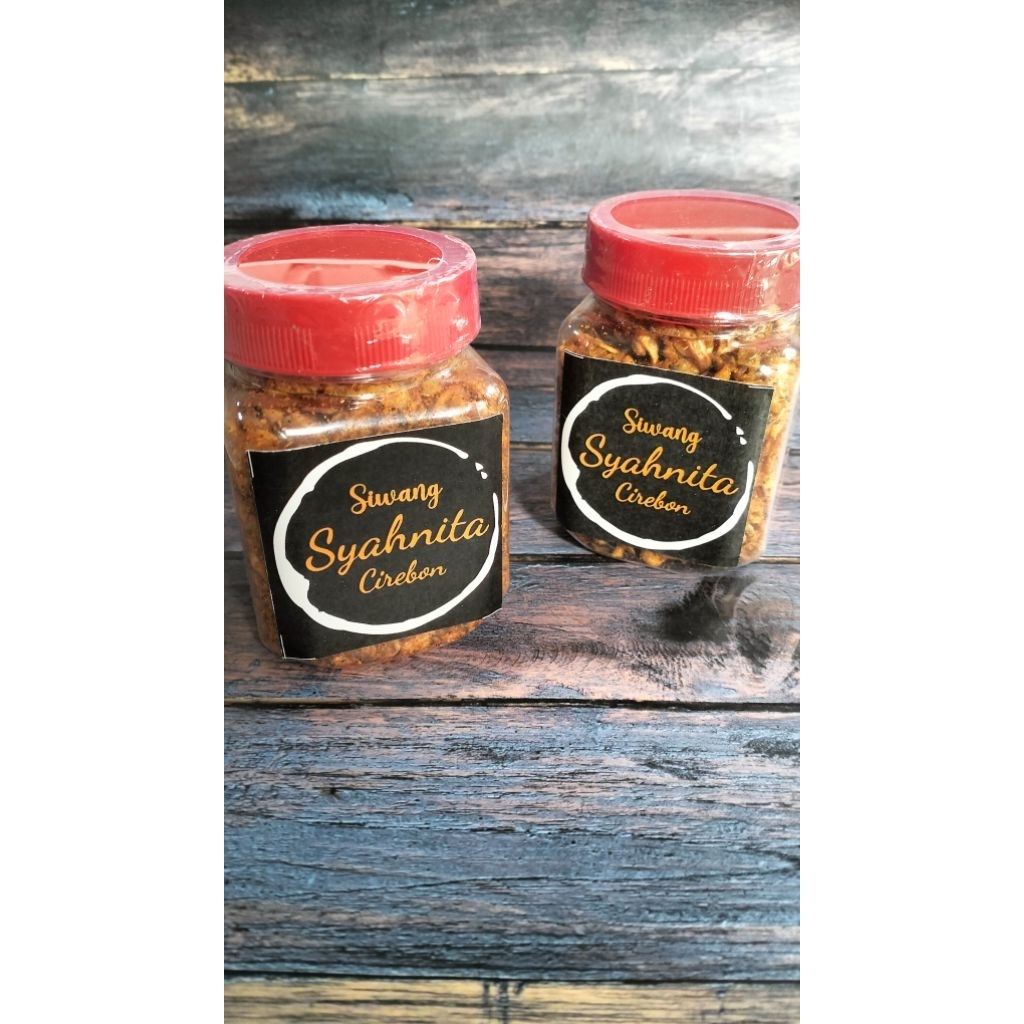 

teri bawang siwang terasi bawang khas Cirebon original pedas