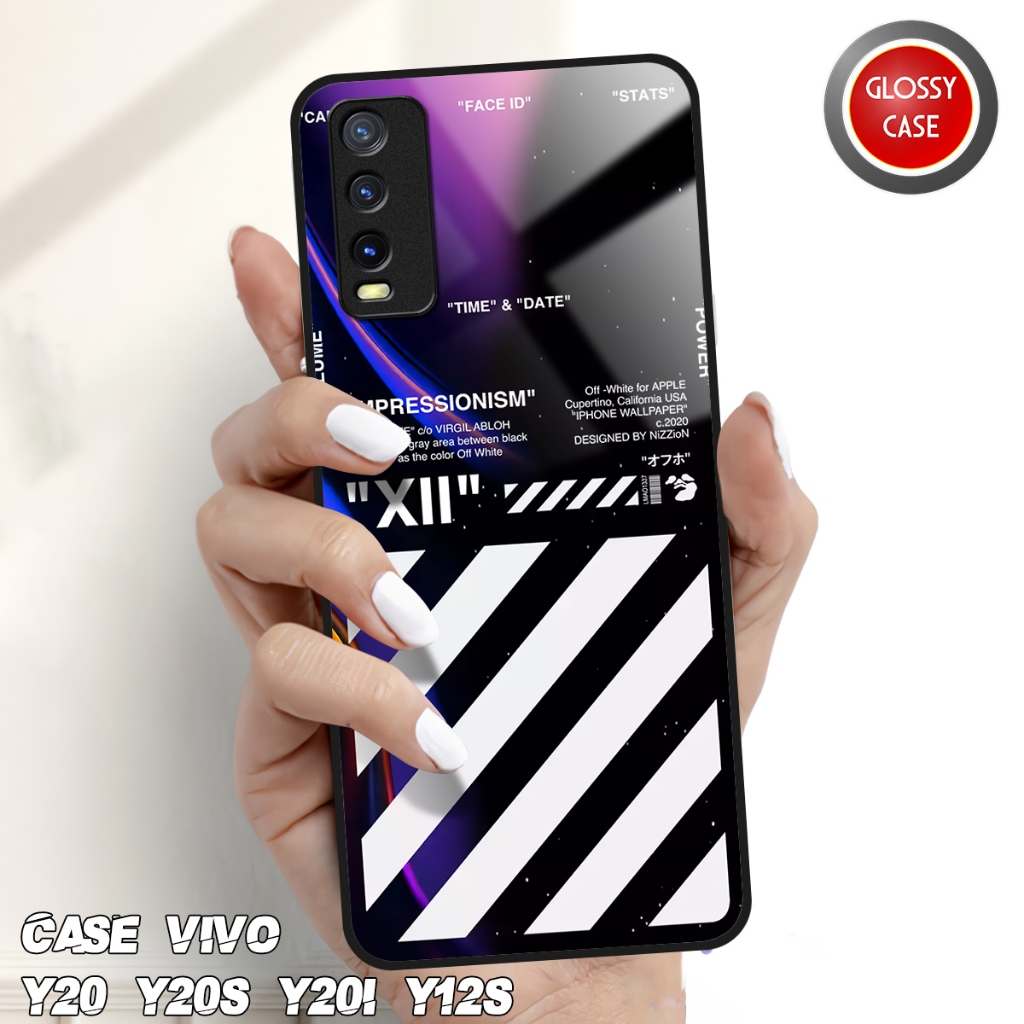 Glossy Case - Casing Hp Vivo Y20 / Y20s / Y20i / Y12s - Casing Hp Murah - Case Kilau Vivo - Kesing H