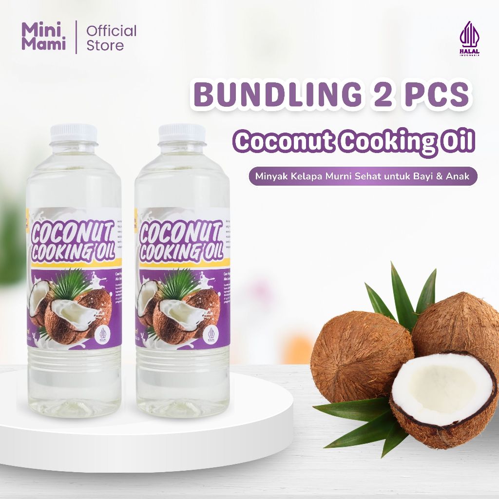 

Coconut Cooking Oil Bundling 2 Minyak Lemak MPASI BB Booster CCO VCO Bayi Anak Lebih Hemat