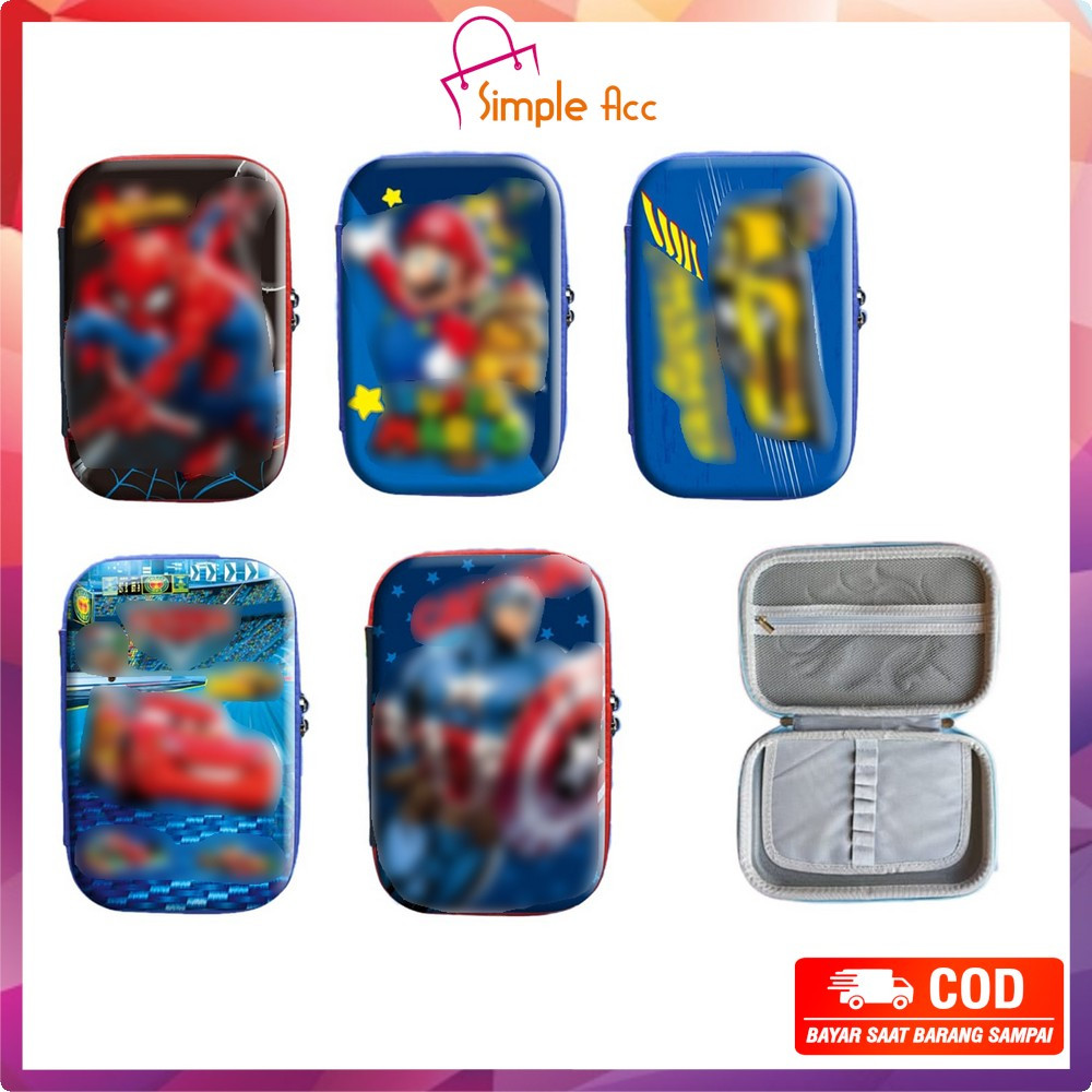 

EC DO-A82 Kotak Pensil 3D Karakter Kartun Lucu / Tempat Pensil Anak Sekolah / Kotak Pensil Besar Pencil Case Cartoon / Tempat Pinsil Kotak Besar Alat Tulis Import