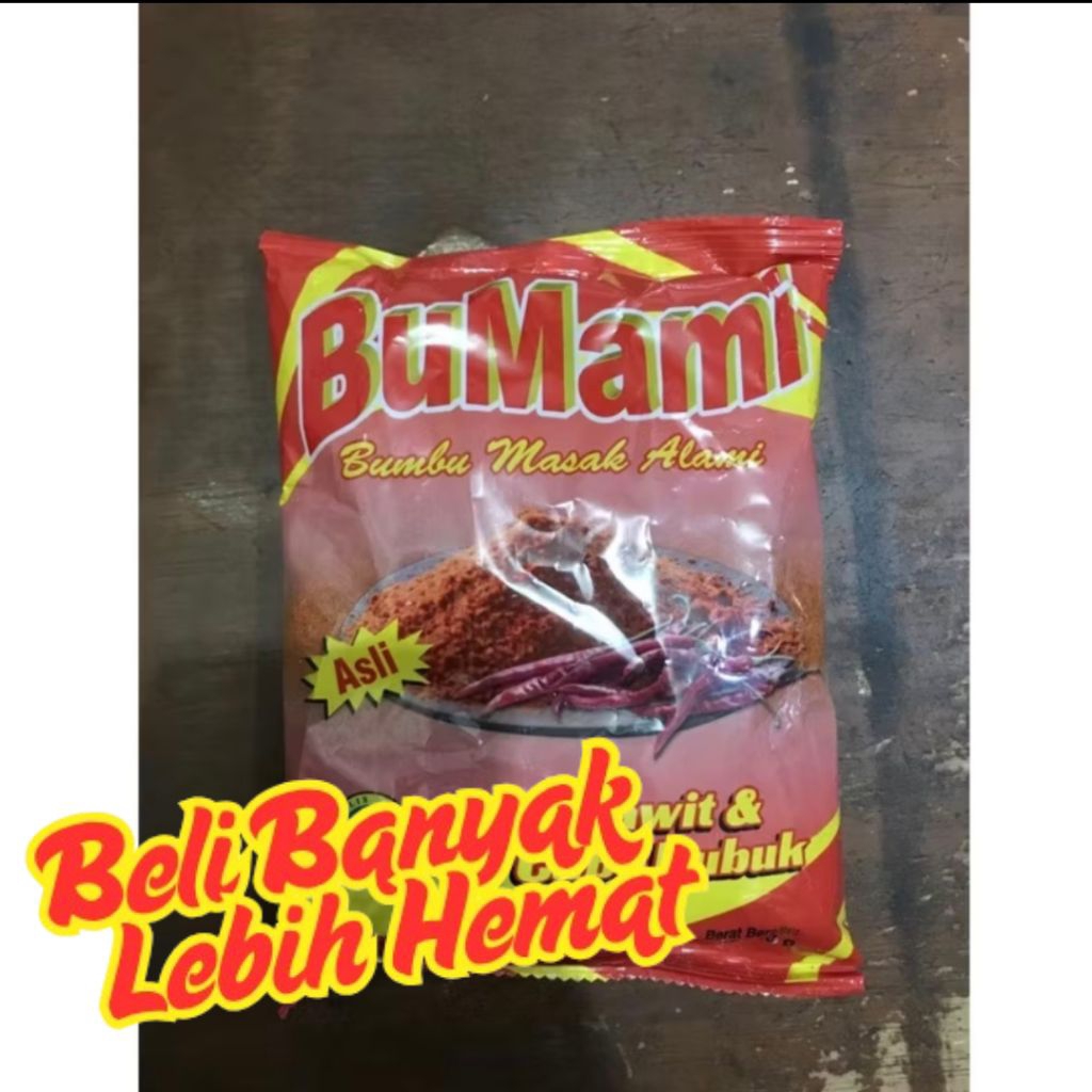 

BUMBU TABUR INSTANT / CABE BUBUK / CABAIBUBUK / CABAI / CABE / CABEBUBUK SUPER PEDAS BUMAMI 250 GR
