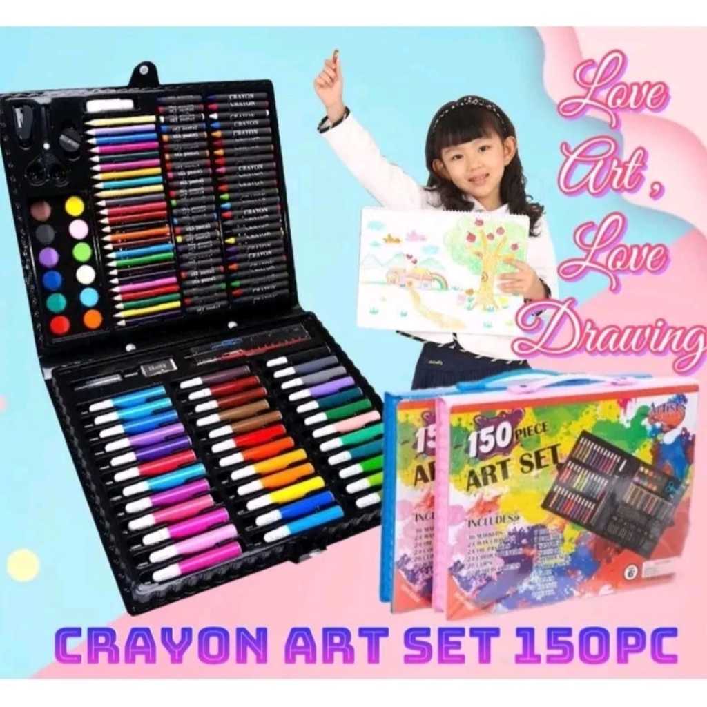 

CRAYON 150 / Crayon Pensil Warna Art Set Pensil Warna Crayon