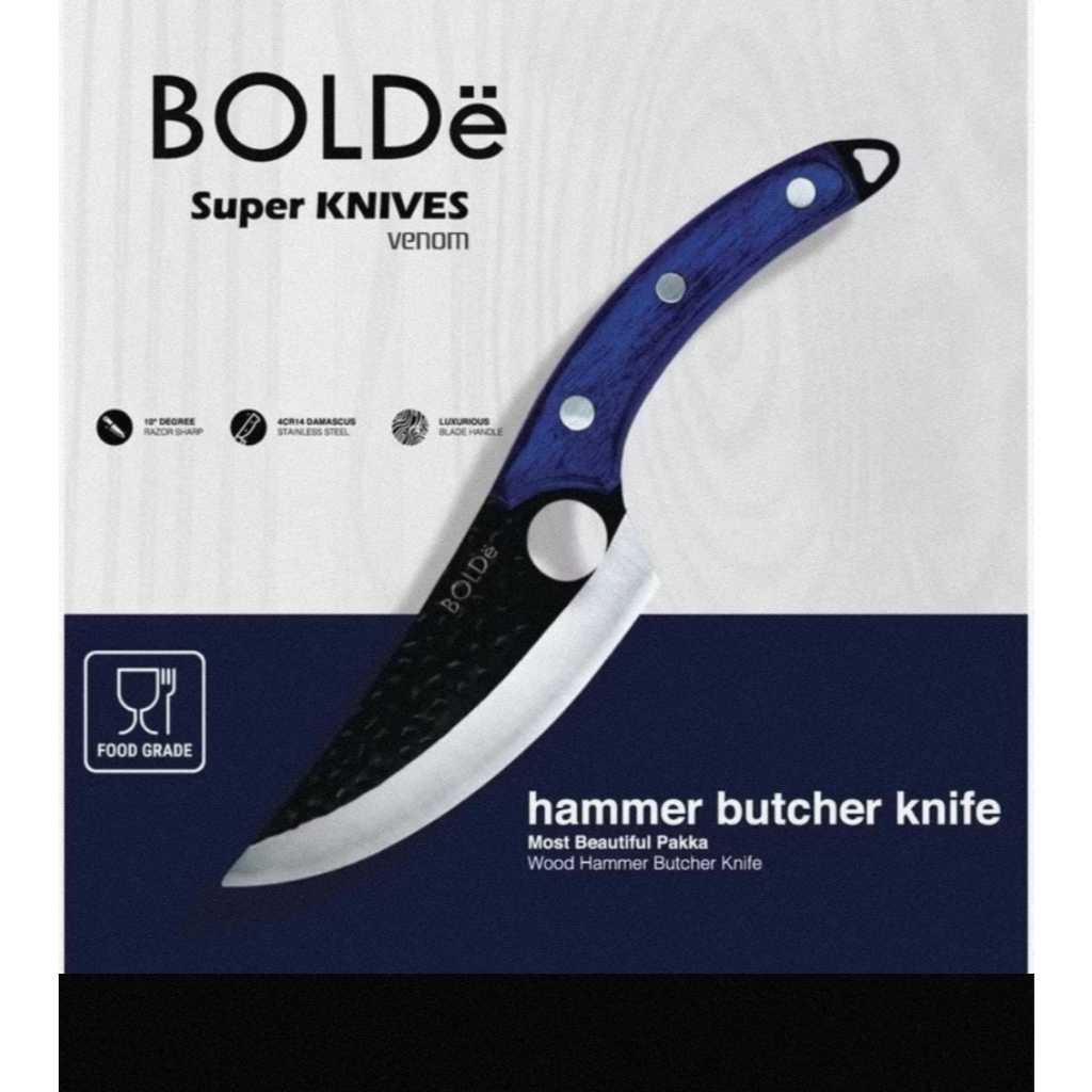 BOLDe pisau hammer butcher venom blue
