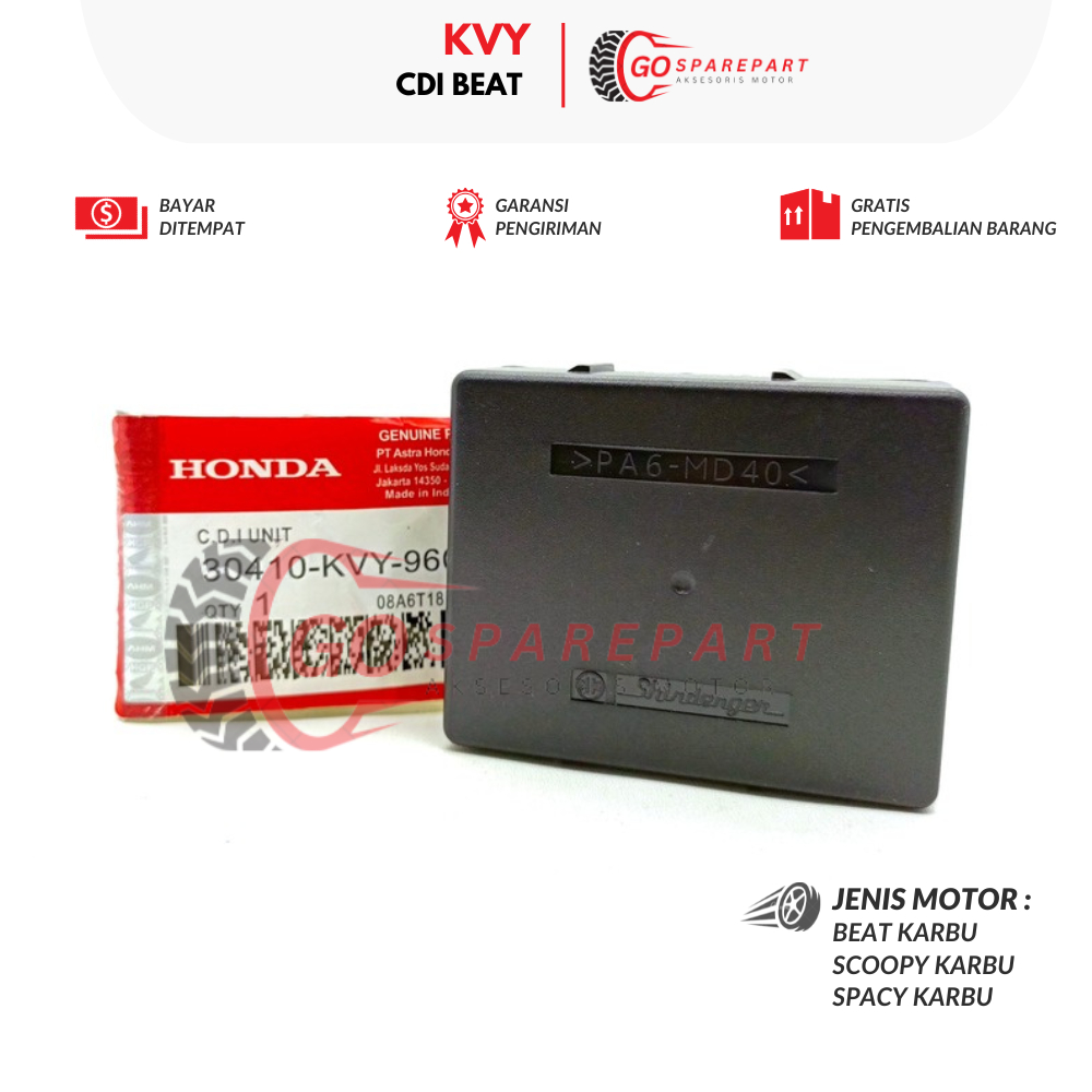 KVY CDI HONDA BEAT / CDI UNLIMITER MOTOR SCOOPY / CAPACITIVE DISCHARGE IGNITION / CDI MOTOR / CDI AF