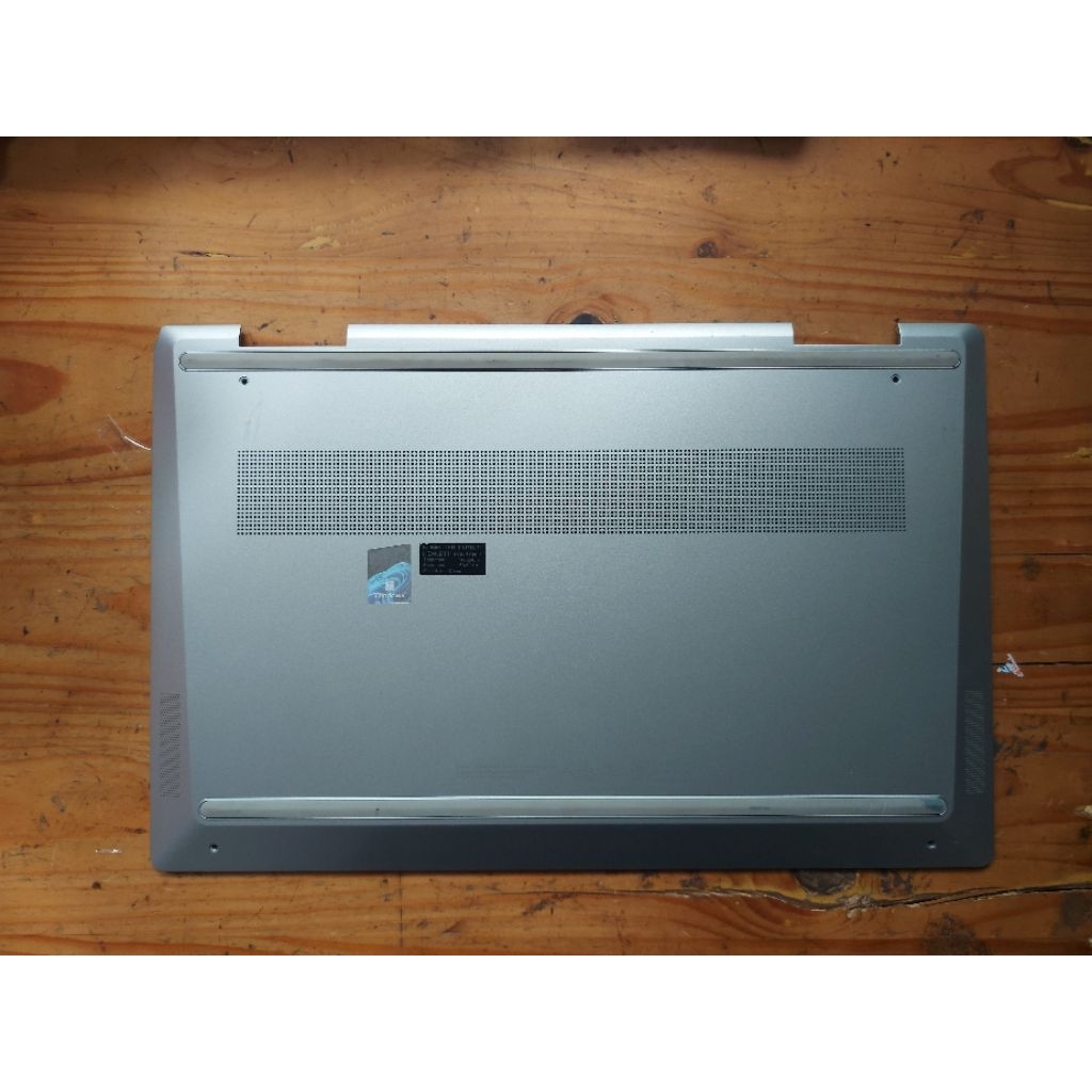 Casing bawah Bottom case laptop HP Pavilion X360 ek1005tu silver second pemakaian