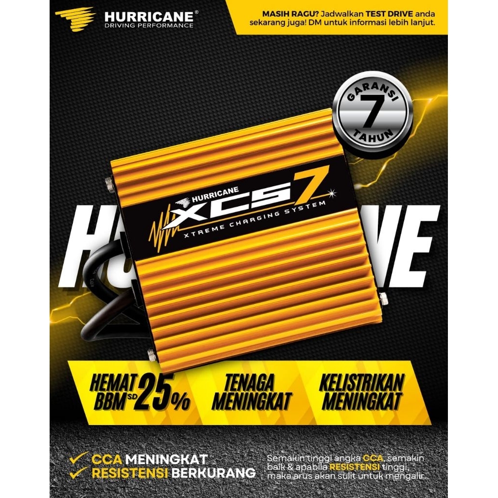 Hurricane XCS 7 Garansi 7 Tahun XCS7