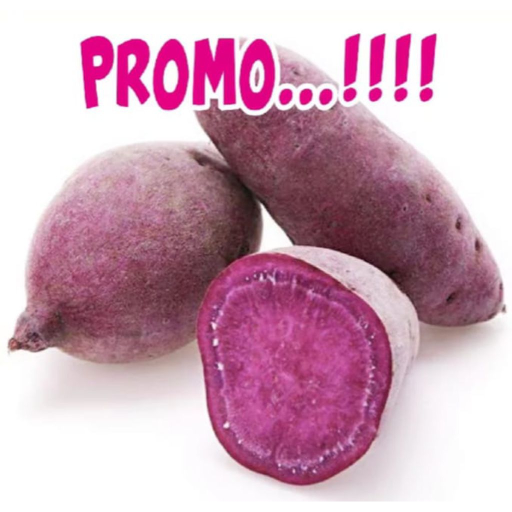 

ubi ungu manis legit 2kg ukuran besar