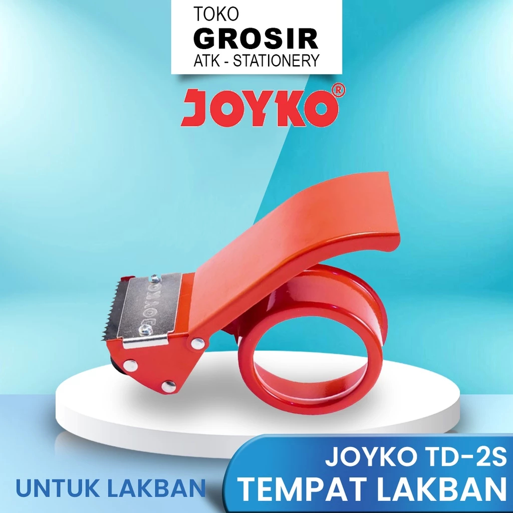 

Alat Pemotong Lakban Besi / Tape Cutter / Dispenser Lakban Joyko TD-2S - Toko Grosir ATK Stationery 2