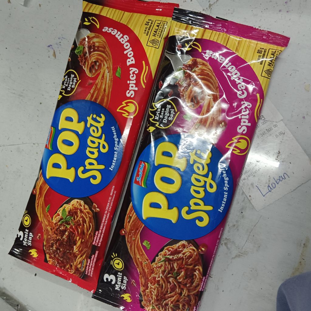 

indomie pop spageti 80g